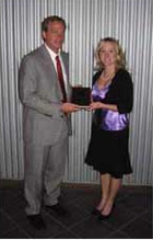Bob Holterman Receives Award