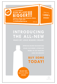 Make The Logo Bigger Cream