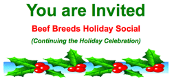 Beef Breeds Holiday Social