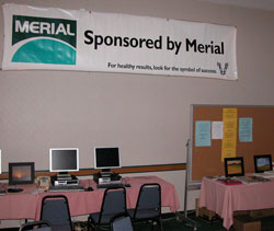 Merial Sponsors The Media Room