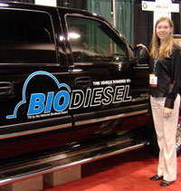 Margy and Biodiesel Truck