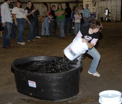 Country Living Olympics Water Bucket Filling