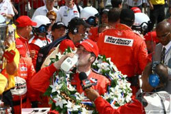 Sam Hornish, Jr. Wins Indy 500