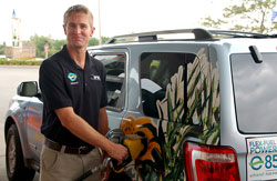 Team Ethanol IndyCar Driver Ryan Hunter-Reay