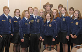 FFA kids with Michael Peterson