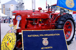 FFA restored antique Farmall tractor