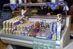 Organic Dairy Product Display