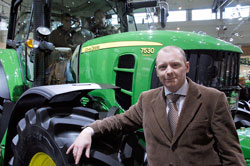 Paul Leathem, Manager of John Deere Advertising in Africa, Europe and the Middle East