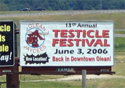 Olean Testicle Festival