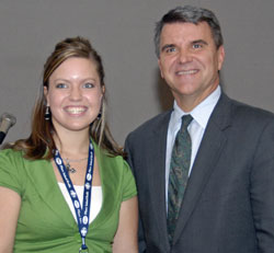 Haylie Shipp and Acting Sec. of Ag Chuck Conner