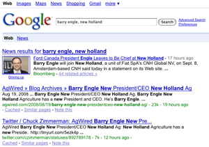 New Holland Barry Engle Search