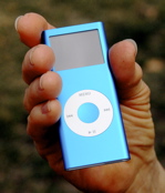 Blue iPod Engraved with New Holland-Commodity Classic