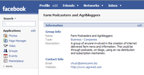 Facebook Farm Podcasters and Agribloggers