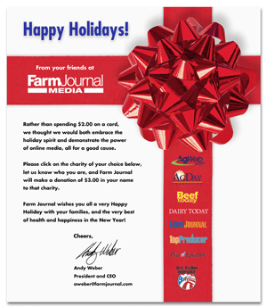 Happy Holidays From Farm Journal 