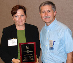 Pam Henderson Receives Award