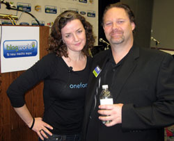 Laura Fitton and Rick Calvert BlogWorld
